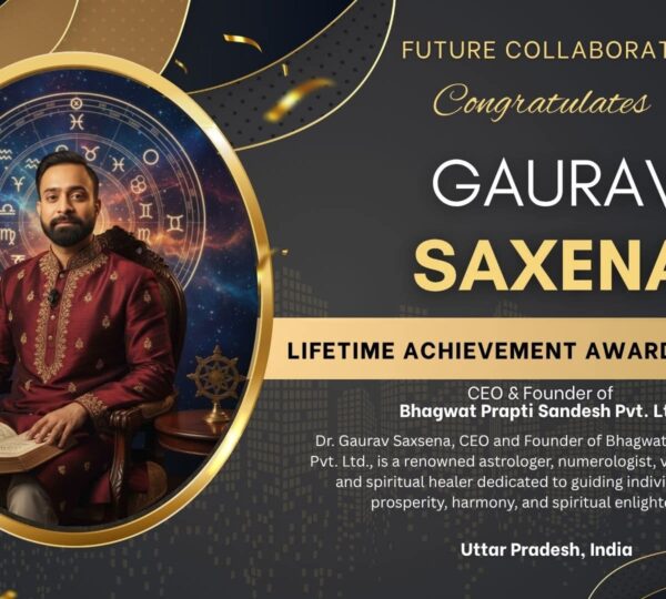 Dr. Gaurav Saxsena – Founder of Bhagwat Prapti Sandesh Foundation